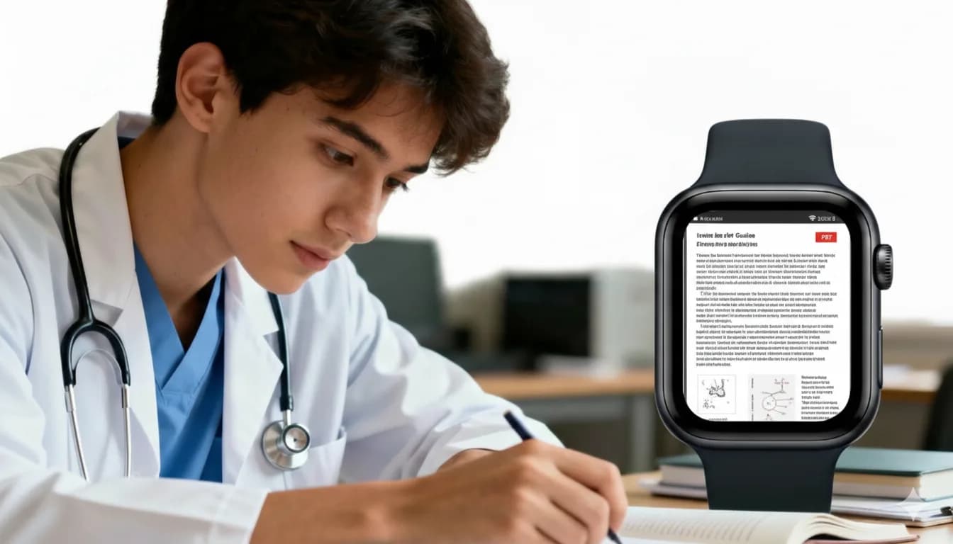 Reading a PDF on an Apple Watch